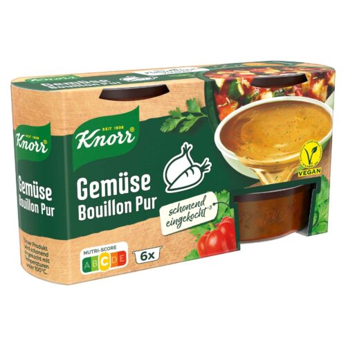 Knorr Bouillon Pur Gemüse 6x28g