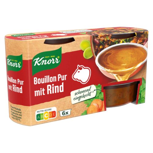 Knorr Bouillon Pur Rind 6x28g