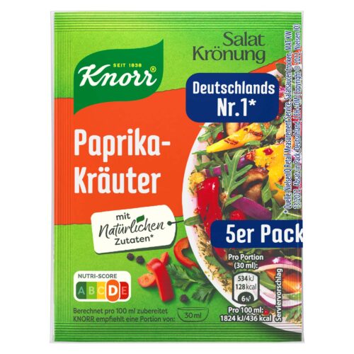 Knorr Salat-Krönung Paprika-Kräuter 5x9g