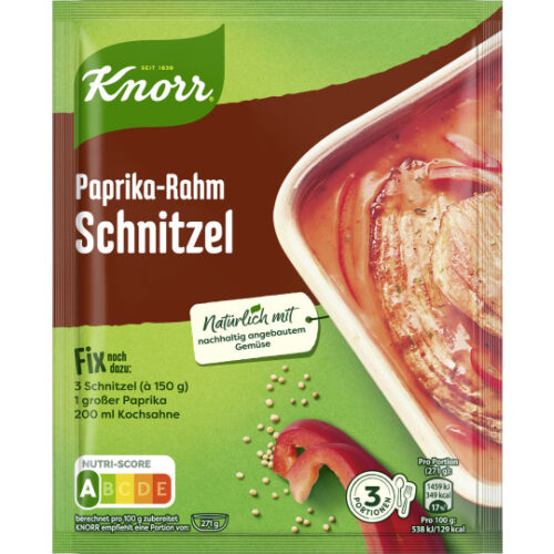 Knorr Fix Paprika-Rahmschnitzel 43g