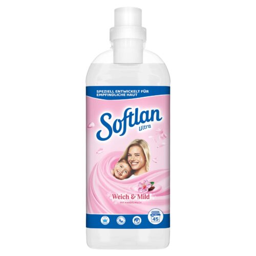 Softlan Ultra Weichspüler Weich & Mild 45WL 1l