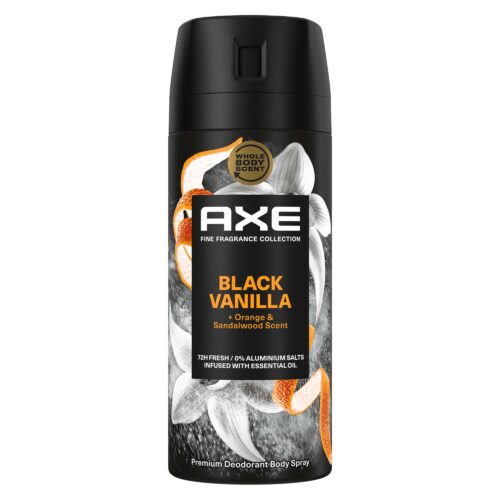 Axe Bodyspray Black Vanilla ohne Aluminiumsalze 150ml