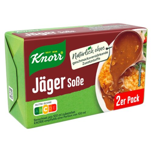 Knorr Jäger Soße ergibt 2x250ml
