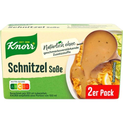 Knorr Schnitzel Soße ergibt 2x250ml