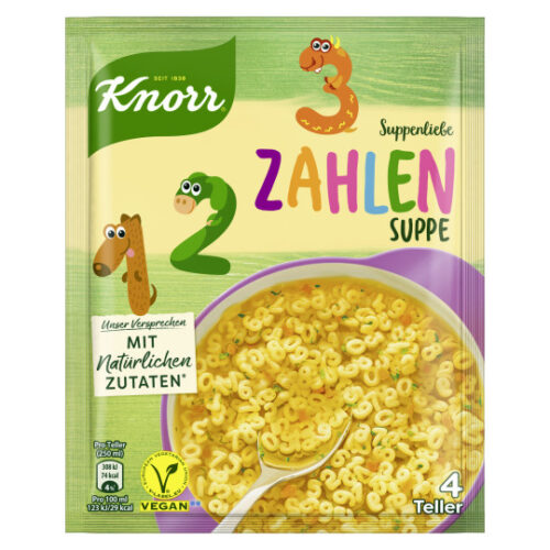 Knorr Suppenliebe Zahlen Suppe 84g
