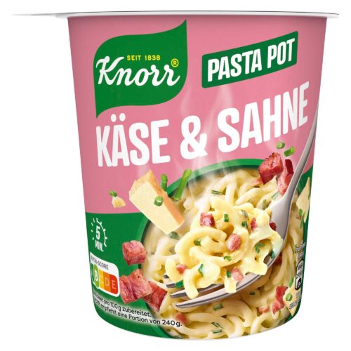 Knorr Pasta Snack Pot Käse-Sahne-Sauce 71g