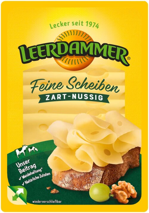 Leerdammer Zart Nussig 45% 100g