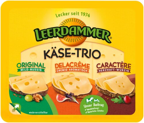 Leerdammer Käse Trio Scheiben 6S 125g