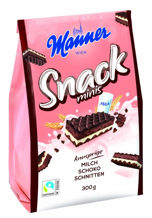 Manner Snack Minis Milch-Schoko 300g