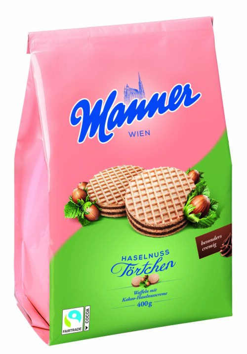 Manner Haselnuss Törtchen 400g
