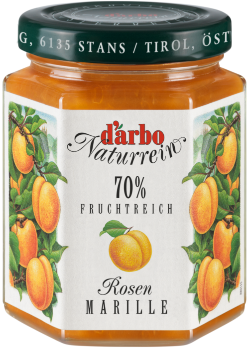 d'arbo Naturrein Fruchtreich Rosenmarillen 200g
