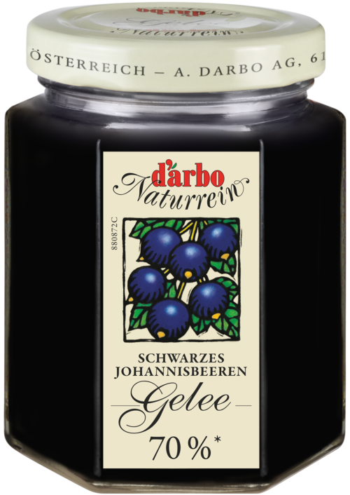 d'arbo Naturrein Schwarze Johannisbeere Gelee 200g