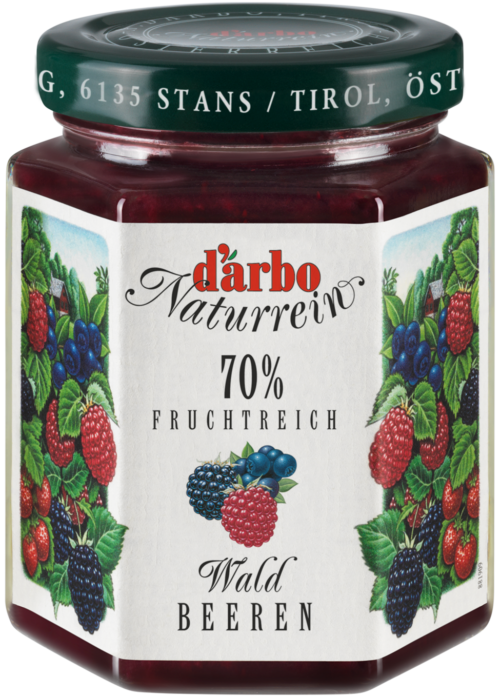 d'arbo Naturrein Fruchtreich Waldbeeren 200g