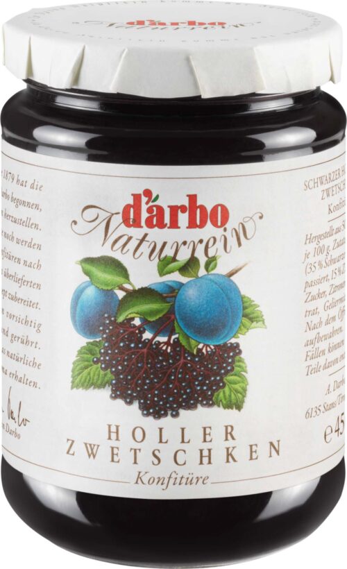 d'arbo Naturrein Holler Zwetschgen 450g