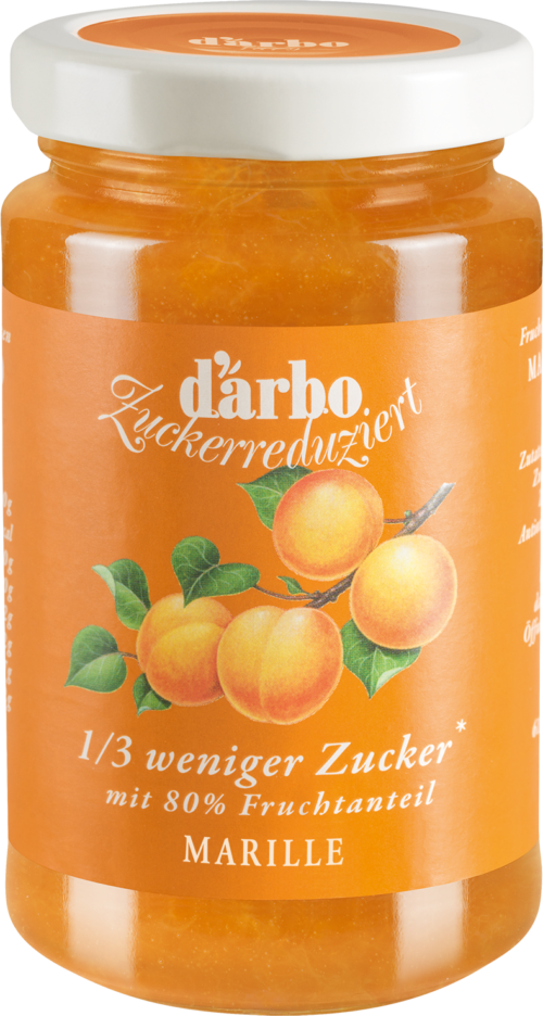 d'arbo Fruchtaufstrich Marille zuckerreduziert 250g