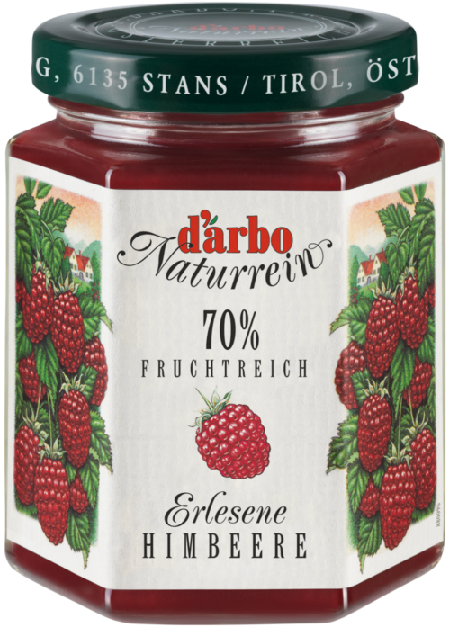 d'arbo Naturrein Fruchtreich Himbeeren 200g