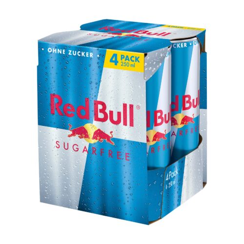 Red Bull Energy Drink Sugarfree 4x0,25l