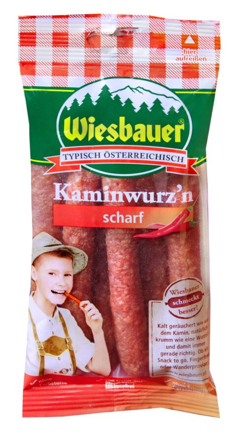 Wiesbauer Kaminwurz'n scharf 100g