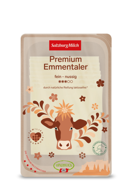 SalzburgMilch Emmentaler Scheiben nussig 45% 150g