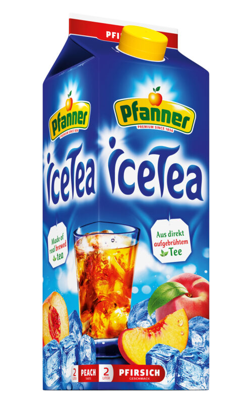 Pfanner iceTea Pfirsich 2l
