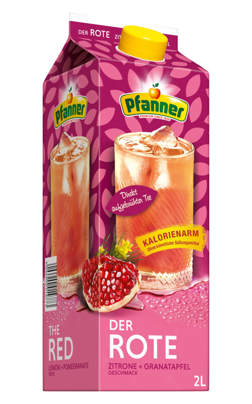 Pfanner Der Rote Zitrone-Granatapfel 2l