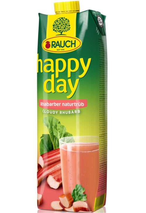 Rauch Happy Day Rhabarber naturtrüb  1l