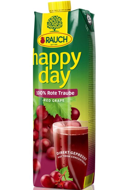 Rauch Happy Day Traubensaft rot 1l