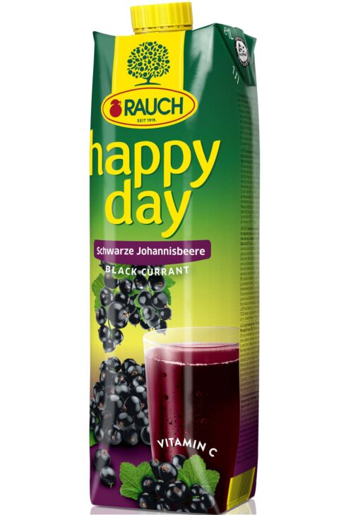 Rauch Happy Day Schwarze Johannisbeere  1l
