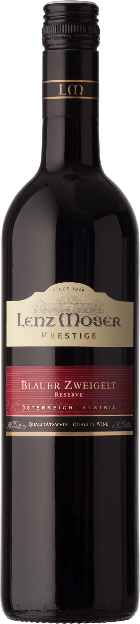 Lenz Moser Prestige Blauer Zweigelt trocken 0,75l