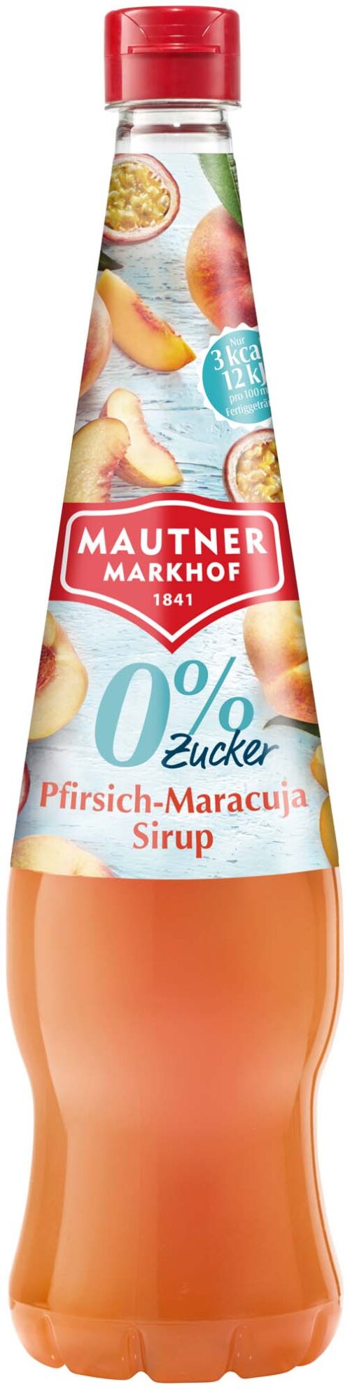 Mautner Markhof Fruchtsirup Pfirsich-Maracuja ohne Zucker 0,7l